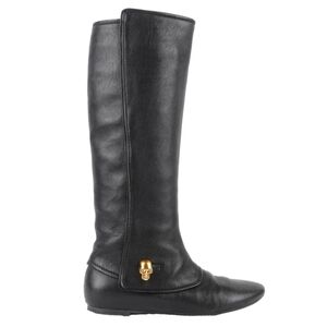 Alexander McQueen Leather Boots Size 38